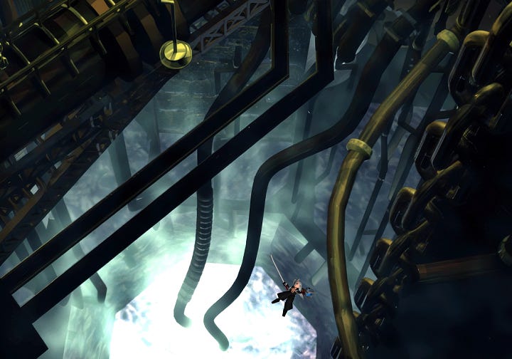 How Cloud kills Sephiroth in the original game.