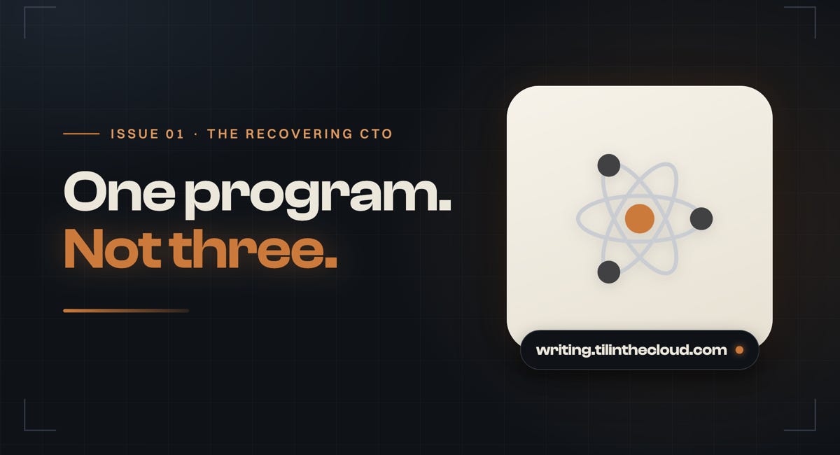 One program, not three