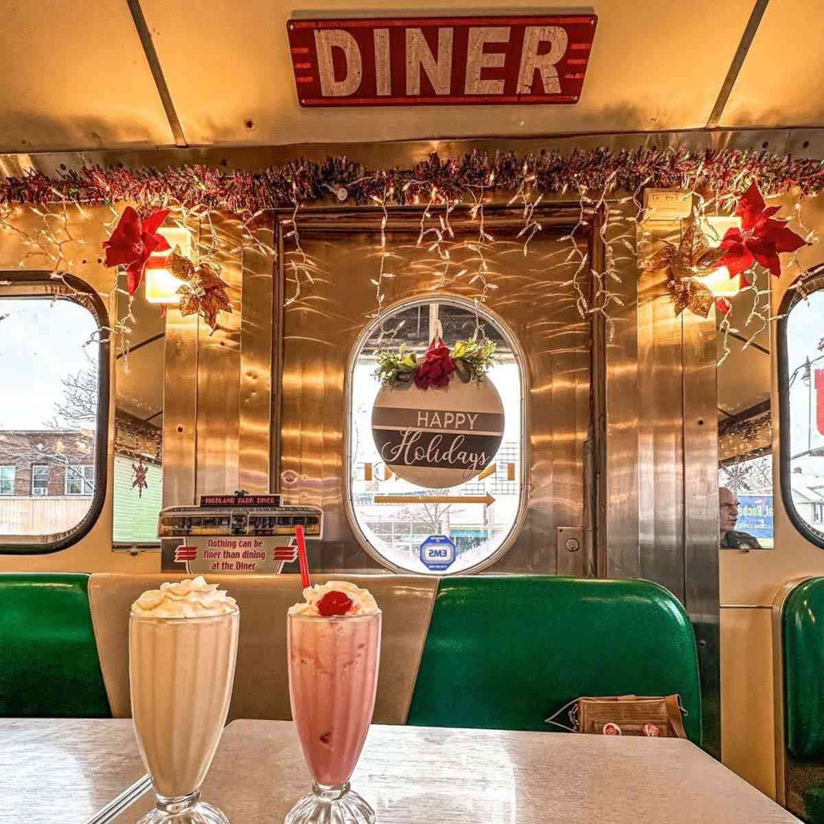 Highland Park Diner milkshakes