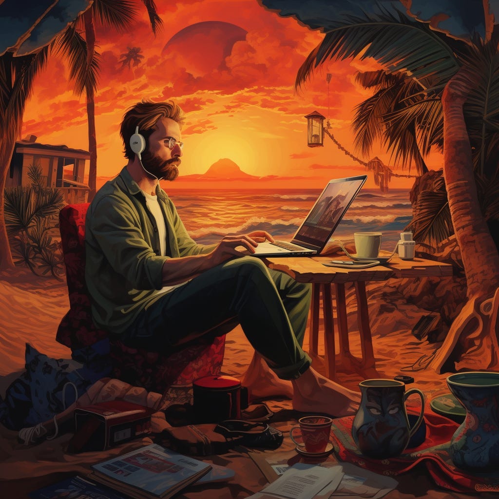 the Asynchronous Company of digital nomads