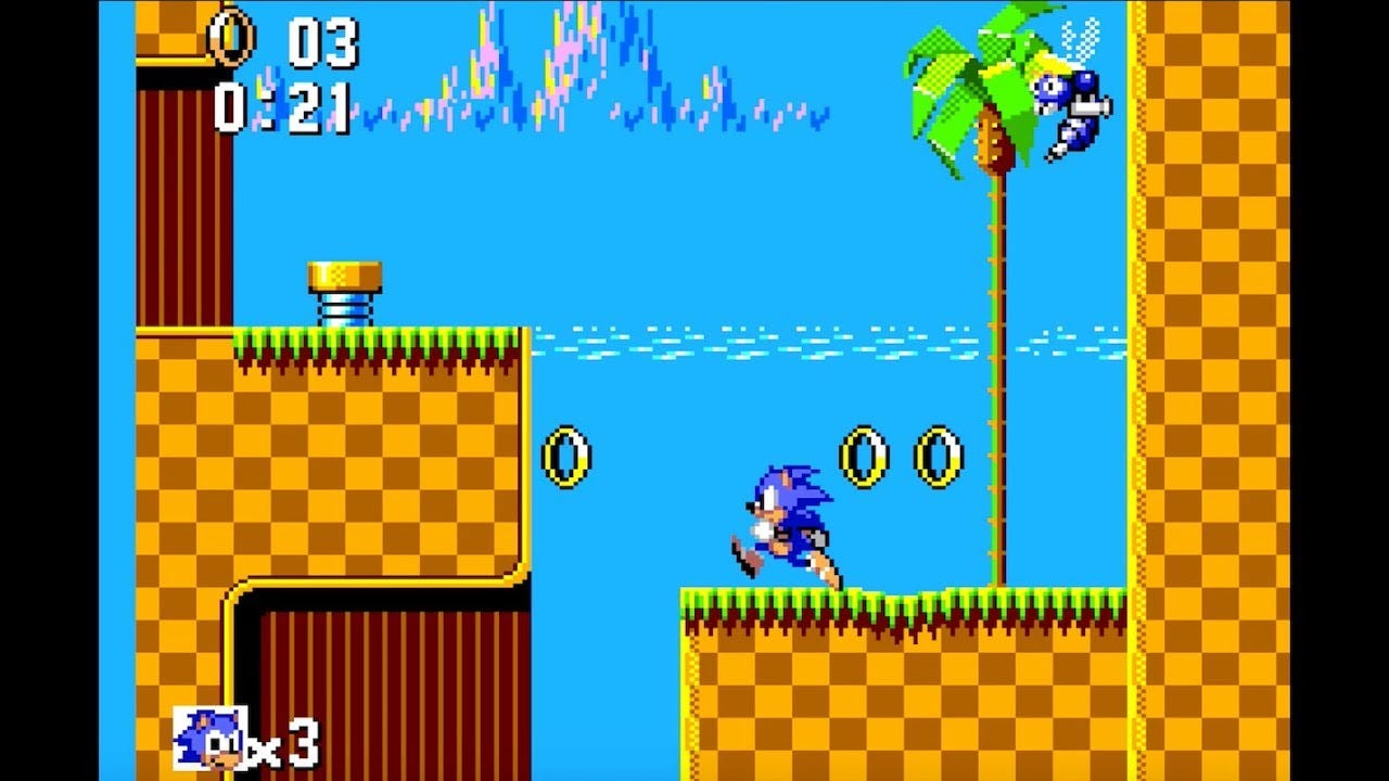 Sonic the Hedgehog (Master System): Green Hill Zone Act 2 [1080 HD]