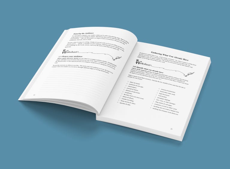 Glimpse Inside: The Spiritual Life Writing Workbook