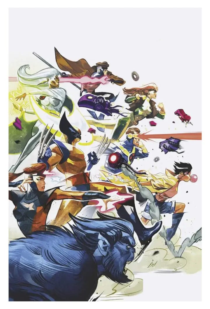 X-Men 92 Sketch vs Final
