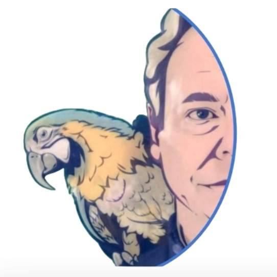 A Preacher With A Parrot