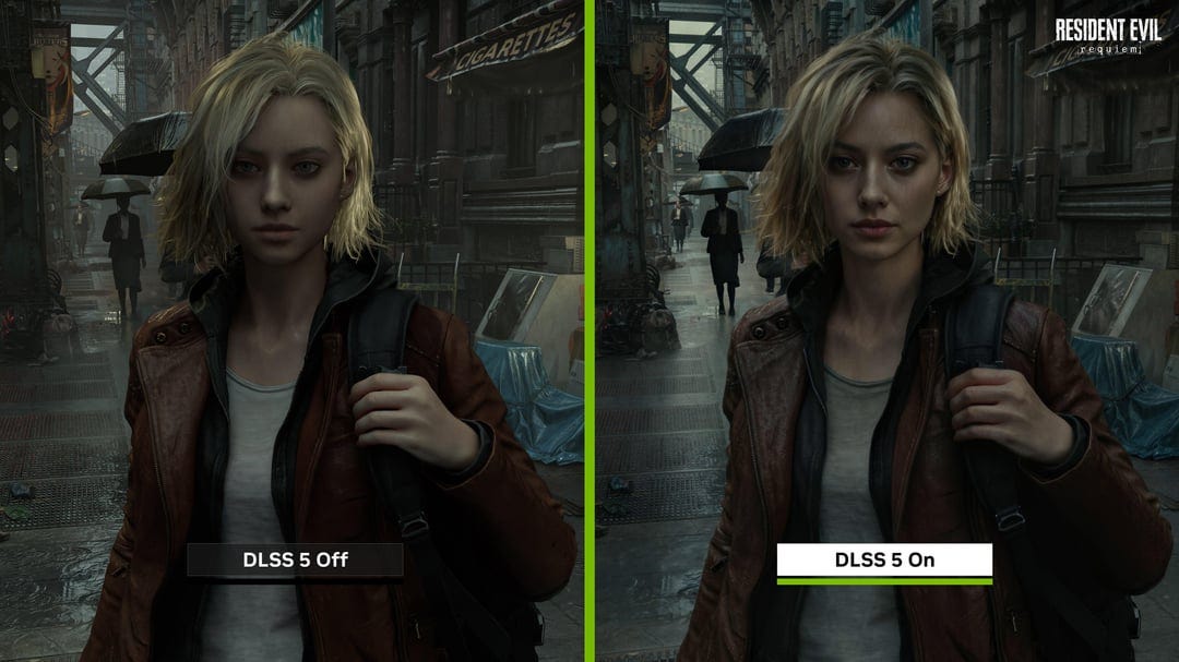 This is just a garbage AI Filter': Nvidia met with criticism for DLSS 5's 'photoreal' graphics alterations | VGC : r/Games This is just a garbage AI Filter': Nvidia met with criticism for DLSS 5's 'photoreal' graphics alterations | VGC : r/Games