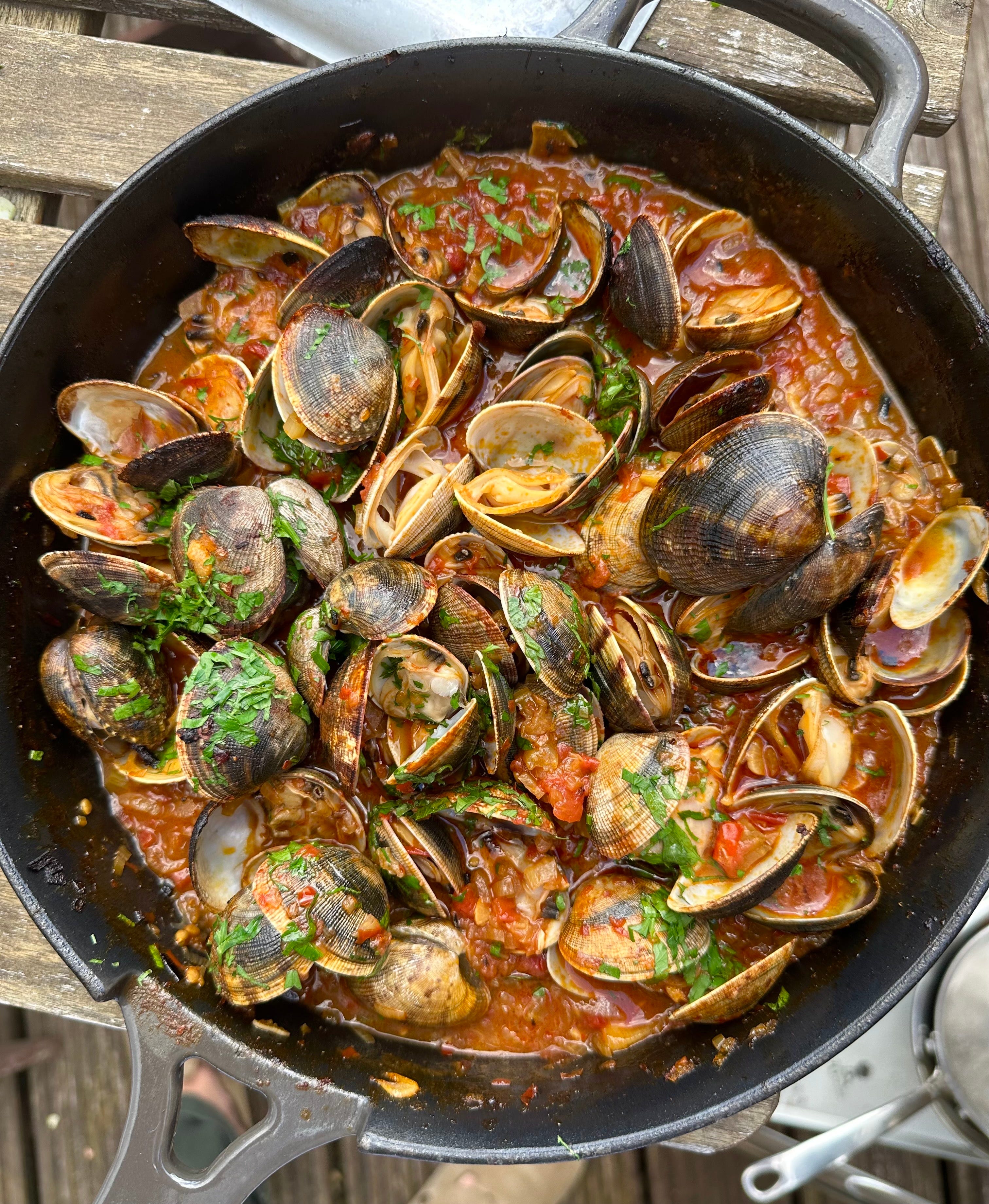 Clam Hash BAKED CLAMS & HARISSA - by Ben Lippett - How I Cook