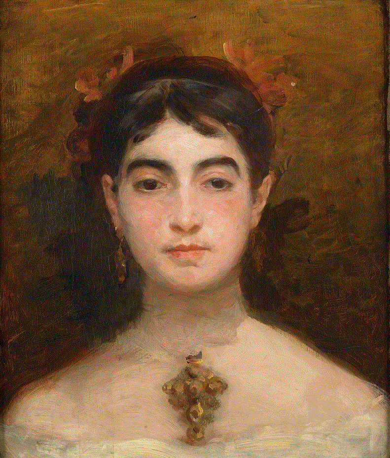 Self-portrait (1870). Musée des Beaux-Arts de Rouen, Normandy, France.