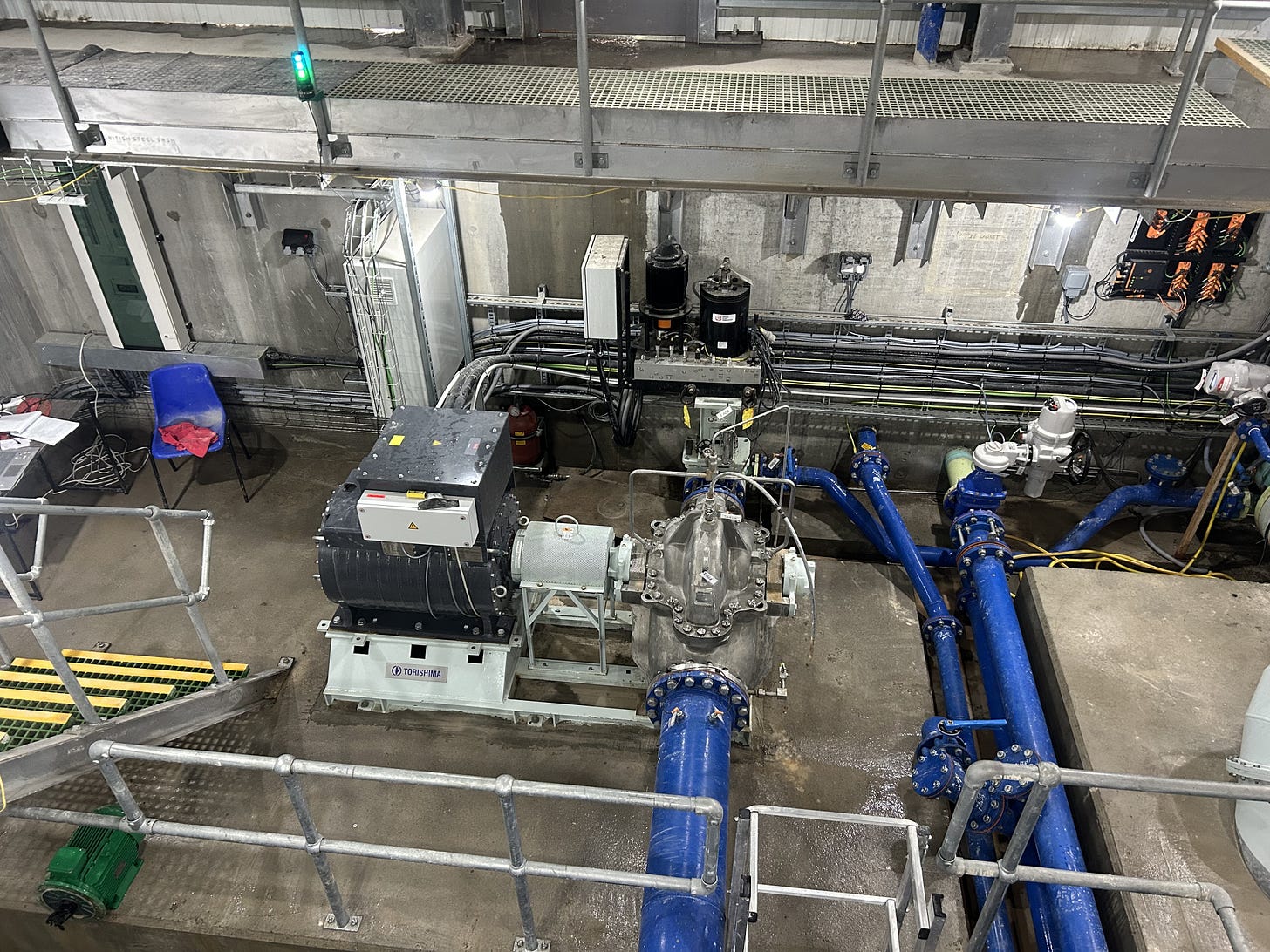 The pump that drives the heavy fluid uphill