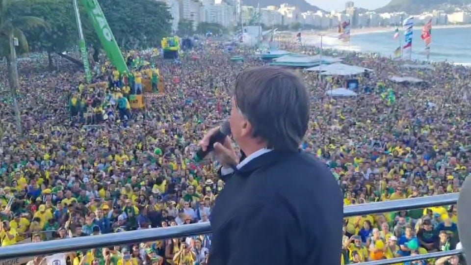 7 de setembro: confira o discurso de Bolsonaro no Rio de Janeiro