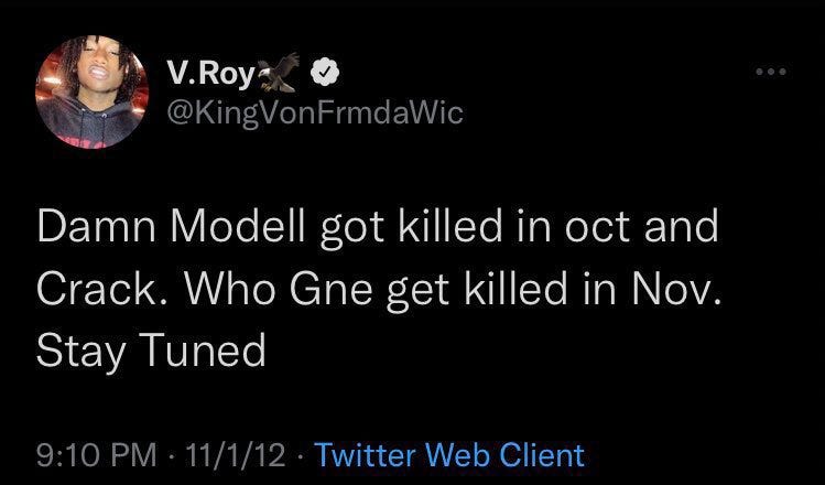King von was insane for this watcha mean stay tuned bro 😭😭😭