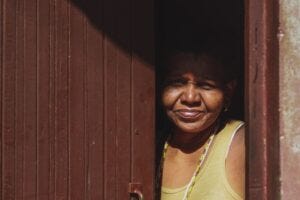 elderly Black woman