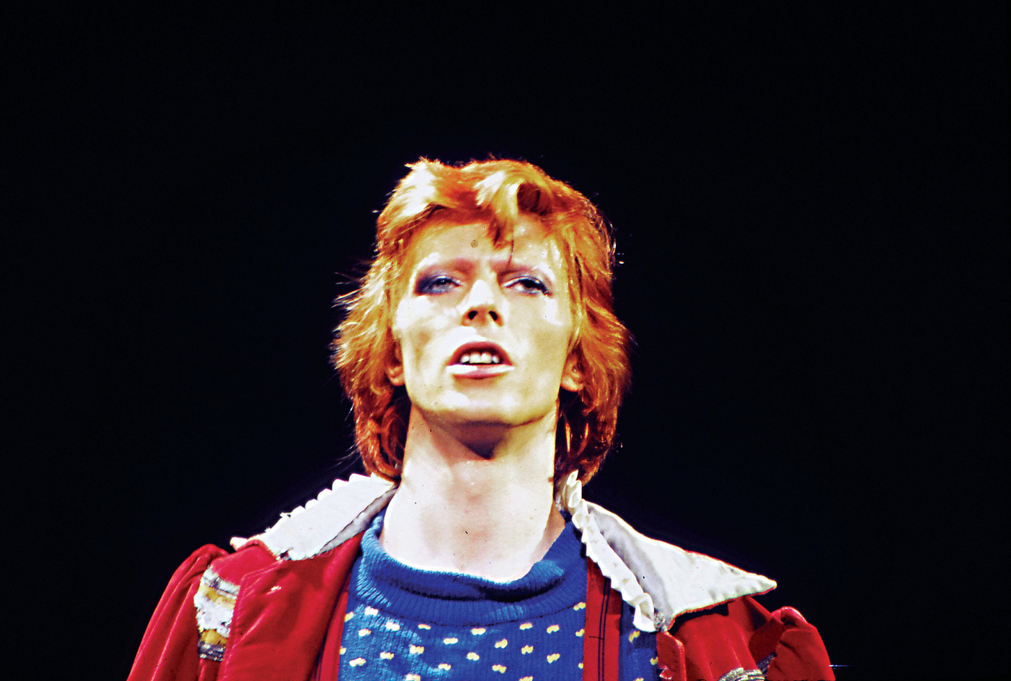 David Bowie, July 1974,  from the Spectrum archives. .Courtesy of Comcast Spectacor