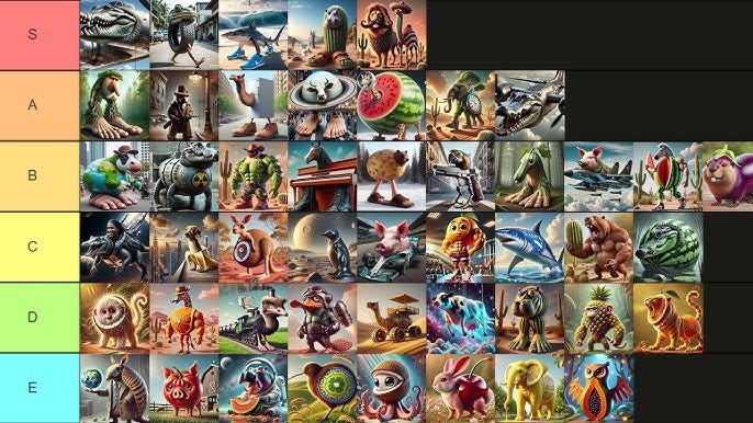 italian brainrot AI animals TIER LIST! (bombardino cocodrilo) - YouTube