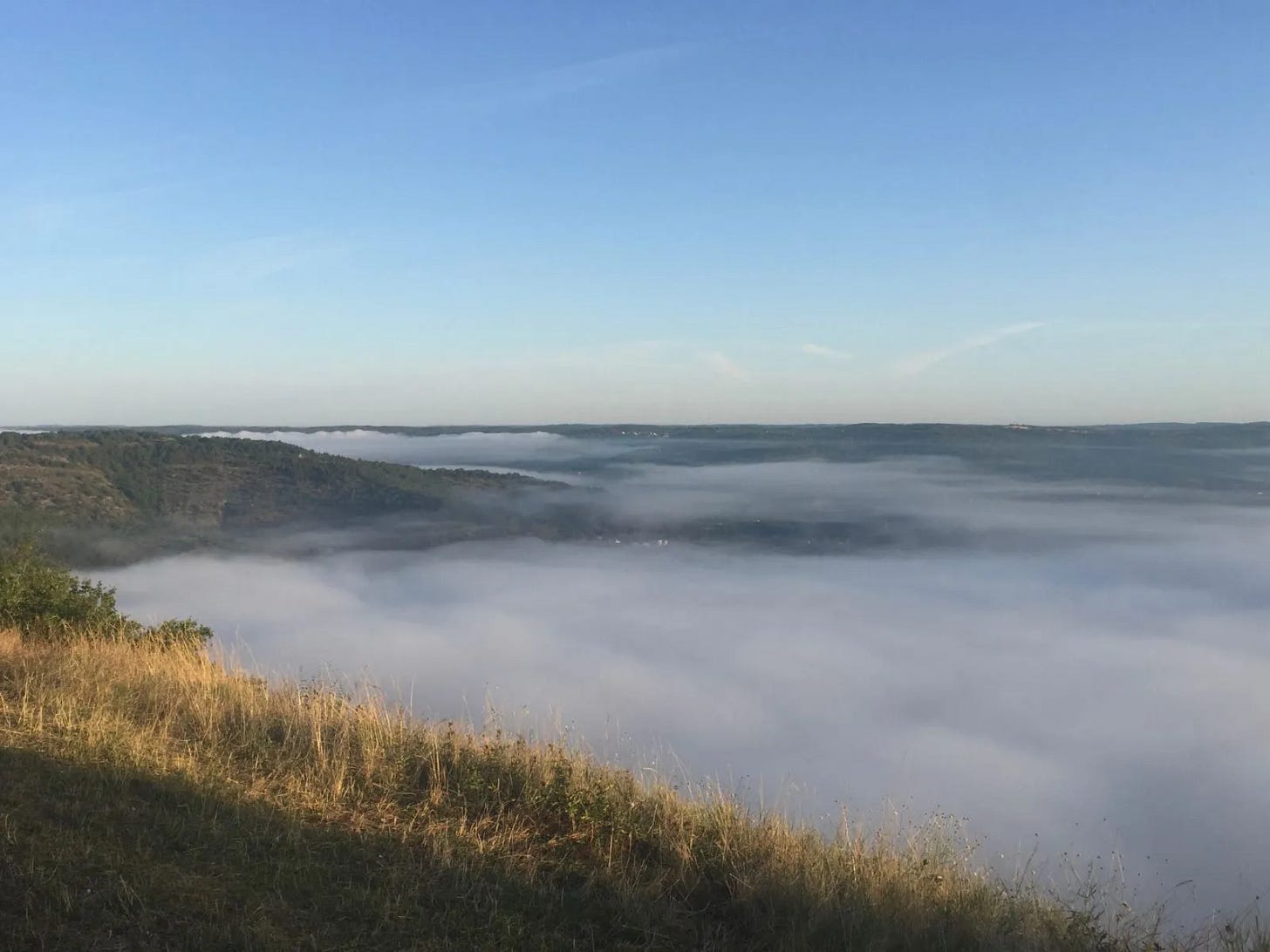 Brume sur le Lot Brume sur le Lot