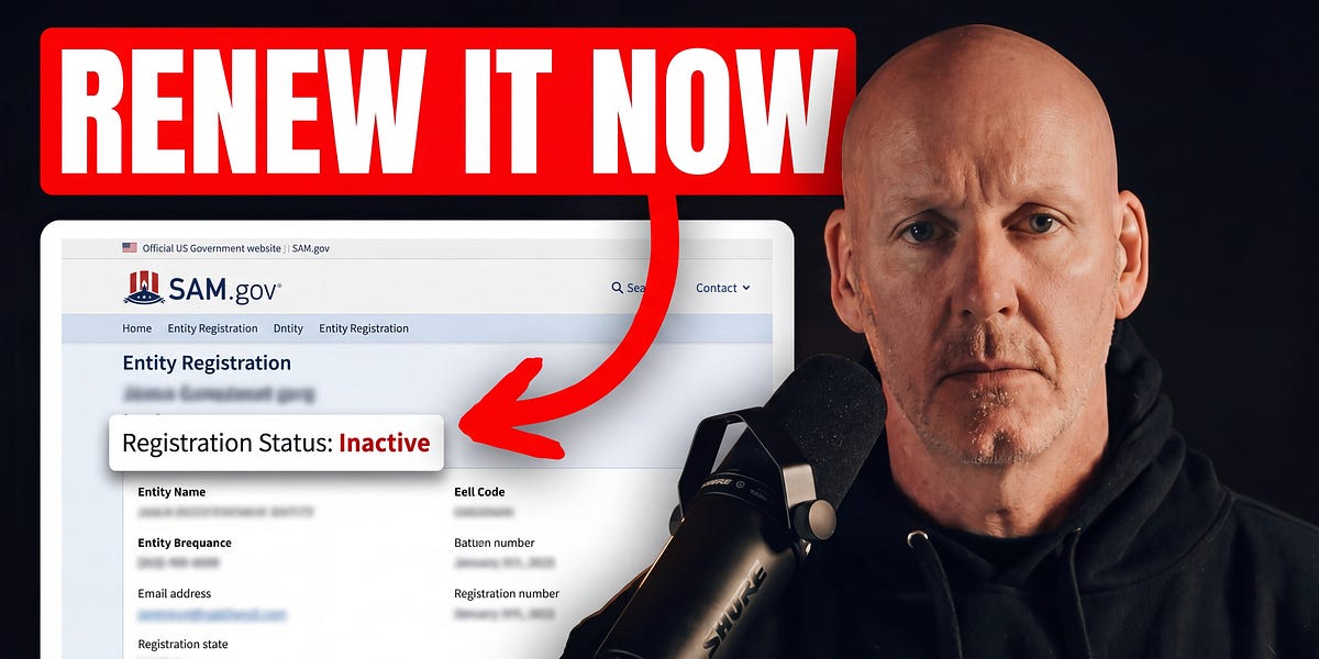 SAM.gov Inactive? The Exact Renewal Process for 2026 thumbnail