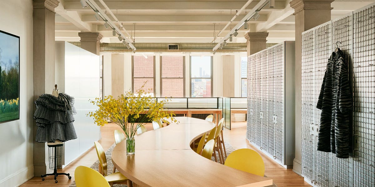 The Marc Jacobs office was designed to be returned to.