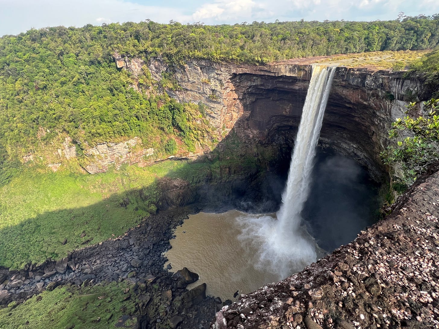 Kaieteur Falls and its plunge pool, Kaieteur National Park, Guyana