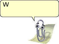a picture of a paper clip with a speech bubble that says would you like help