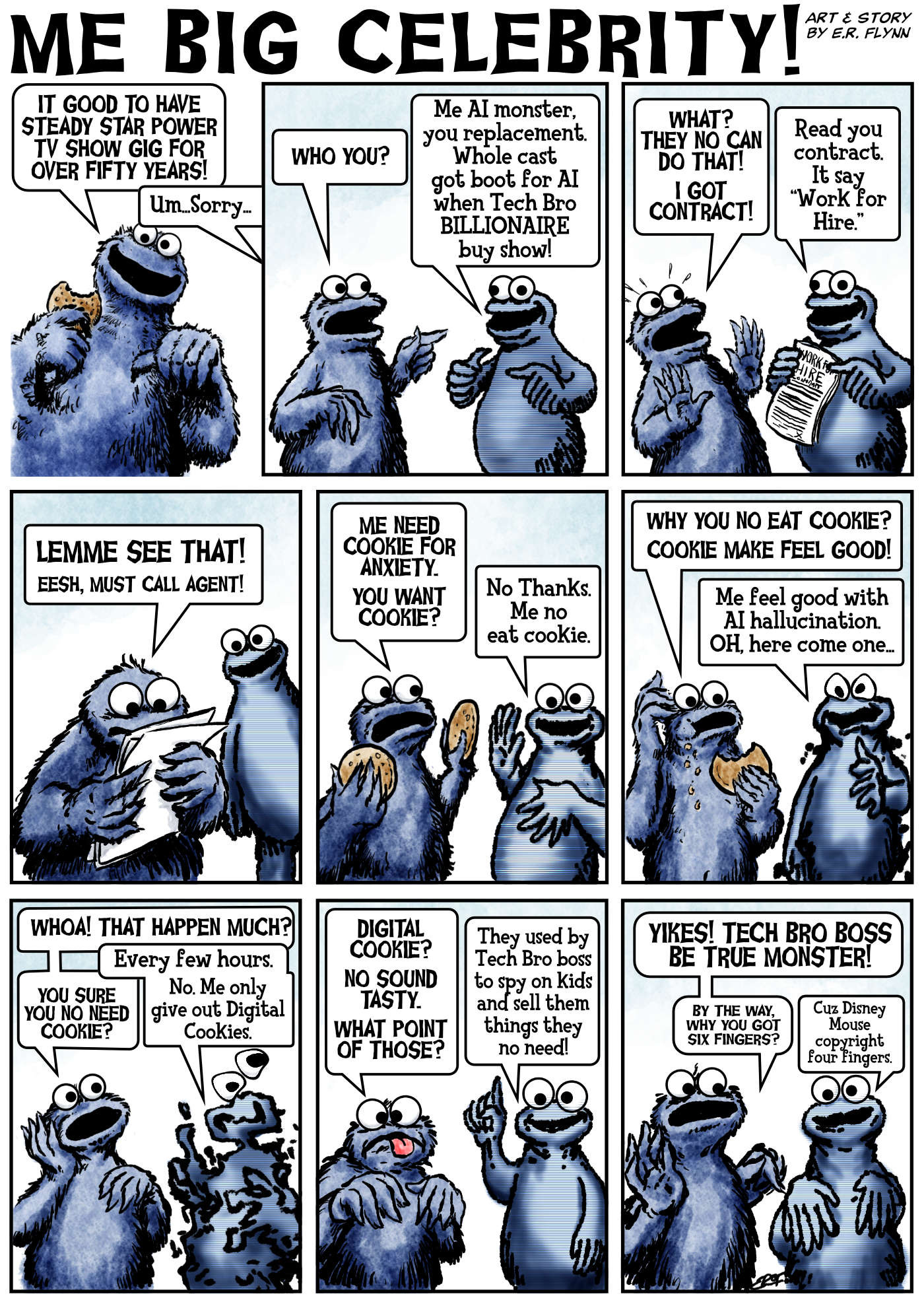 Me Big Celebrity 2 Comic by ER Flynn