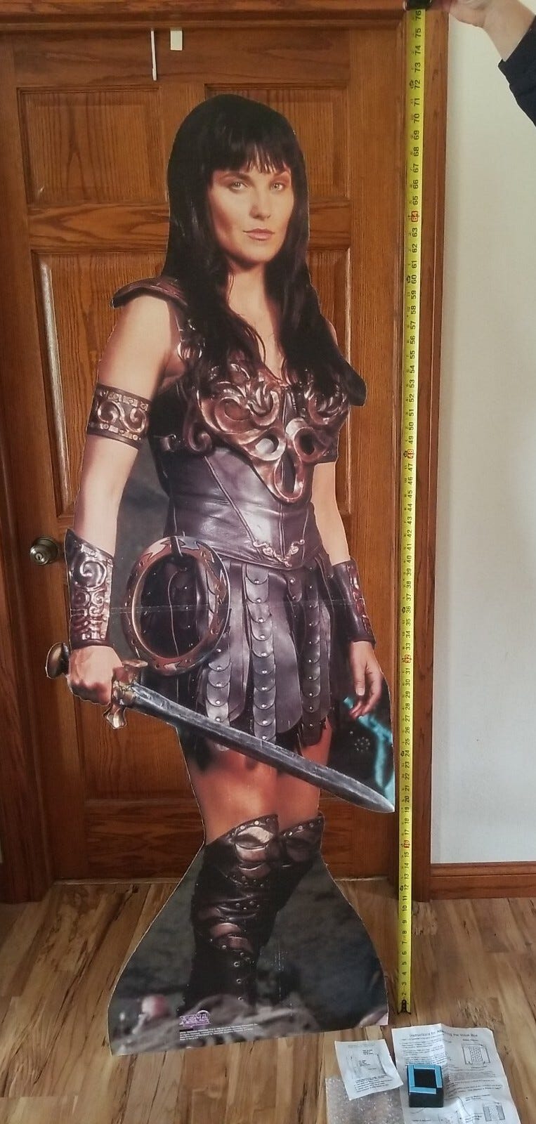 Life Size Xena Warrior Princess Cardboard Cutout with Motion Detection ...