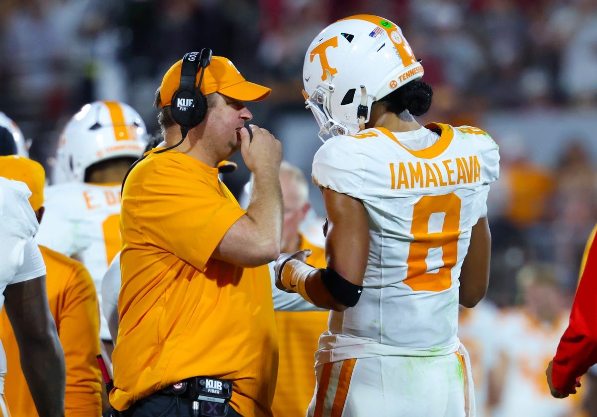 Josh Heupel told Nico Iamaleava Tennessee 'pulled back a tad' late vs  Oklahoma