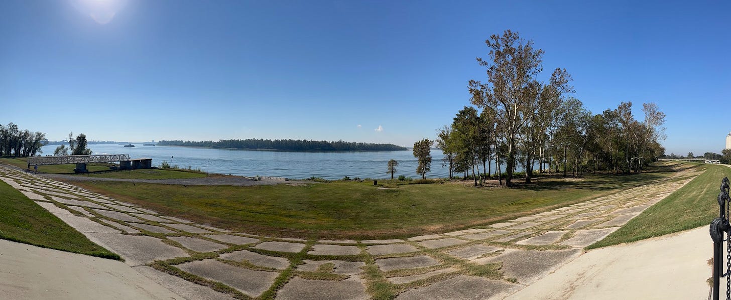 Photograph of the Mississippi Levee at Darrow, LA