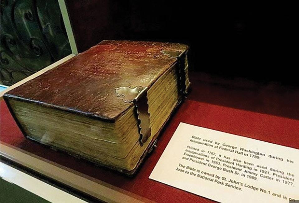 George Washington Inaugural Bible on display in Naperville - Positively  Naperville