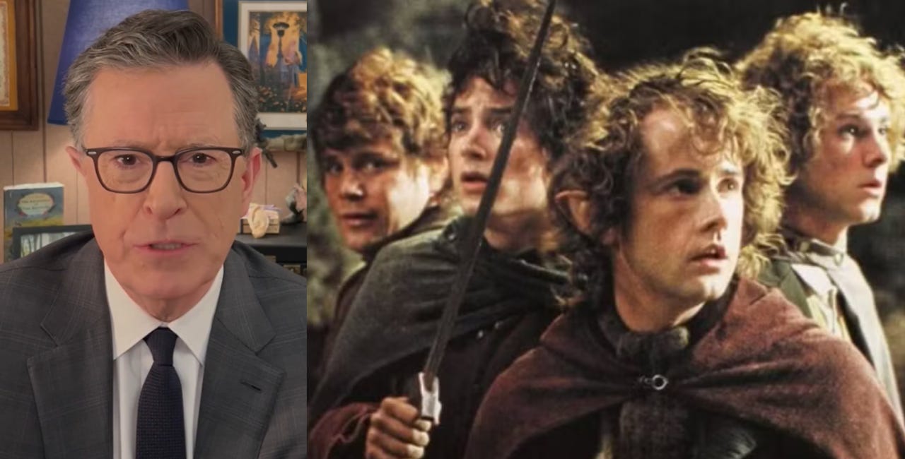 Plot Details Revealed For Stephen Colbert's Sequel Movie To 'The Lord Of The Rings: The Return Of The King'