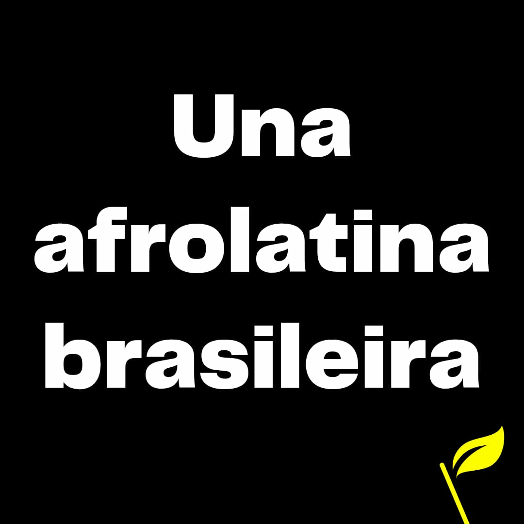 Una afrolatina brasileira