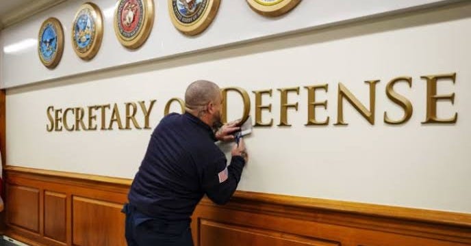 Trump's Pentagon name change may cost up to $2b | The Business Standard Trump's Pentagon name change may cost up to $2b | The Business Standard