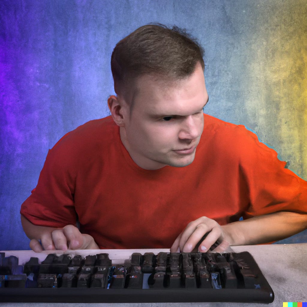 Image depicting a software developer