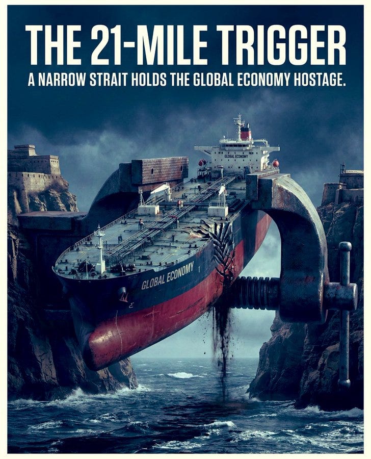 The 21-Mile Trigger: How a Narrow Strait Holds the Global Economy ...