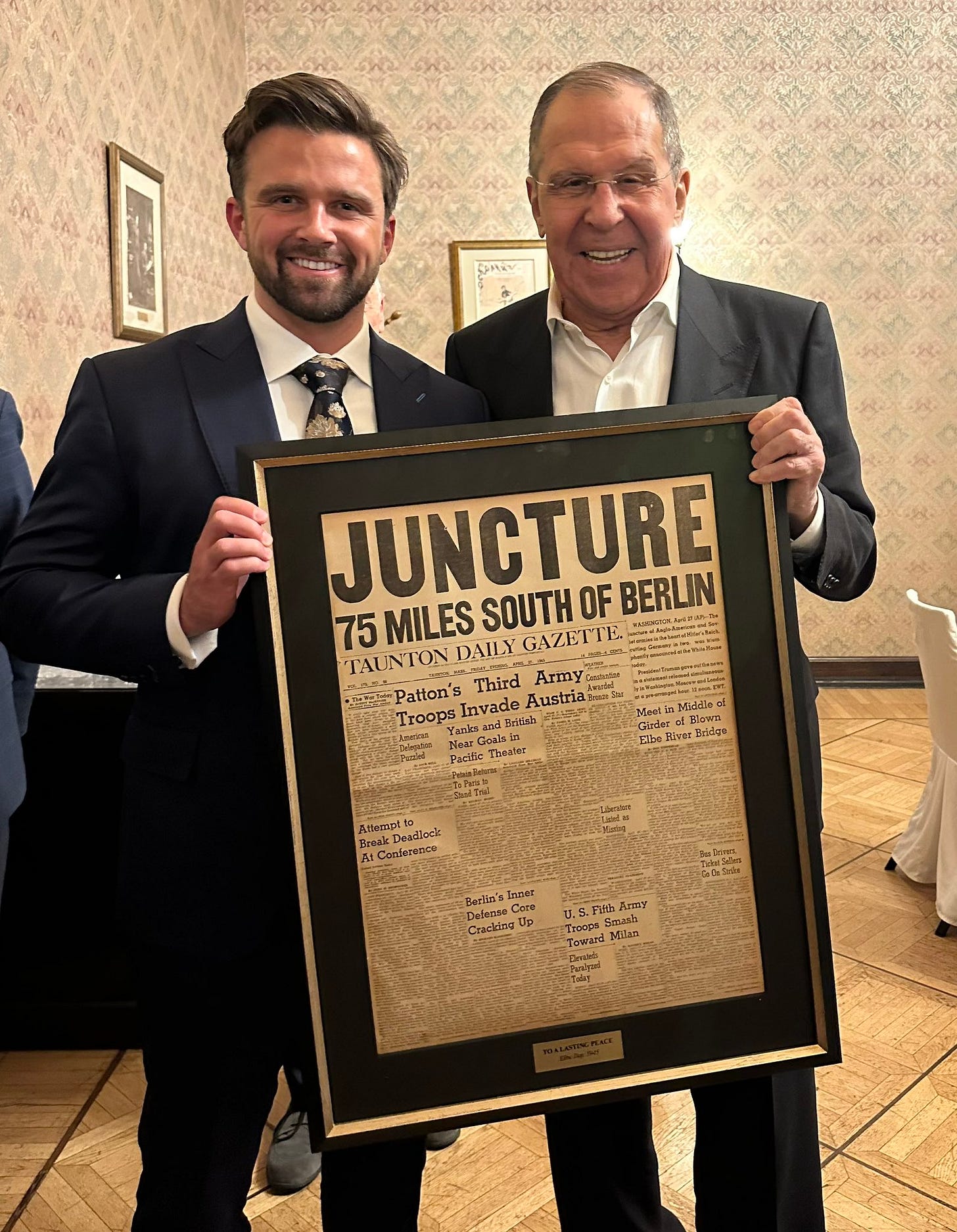 Jackson Hinkle 🇺🇸 on X: "🚨🇺🇸🇷🇺 I had a wonderful dinner with Russian  Foreign Minister Sergey Lavrov in Moscow tonight after being elected as the  only American to the Executive Council of