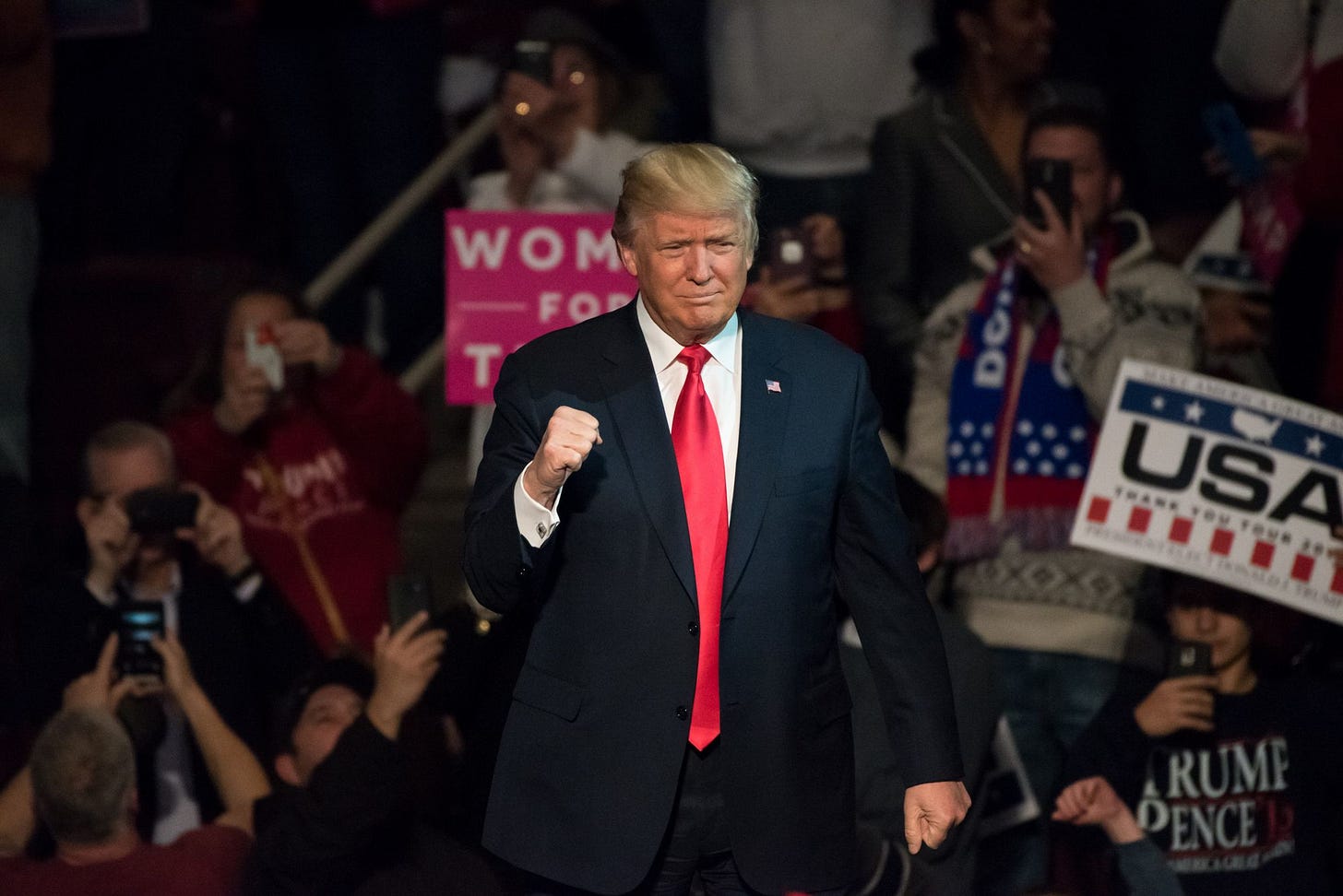 Trump at a rally