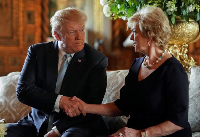 Donald Trump & Linda McMahon