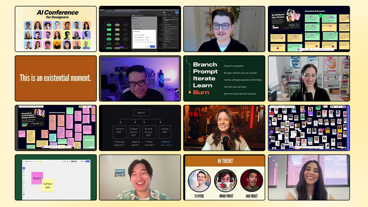Into Design Systems AI conference for designers