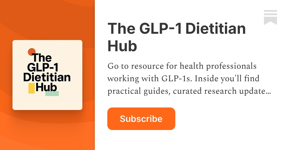 glp-1 hub The GLP-1 Dietitian Hub