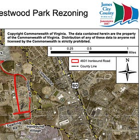 Westwood Park developer, James City differ on tax revenue estimate