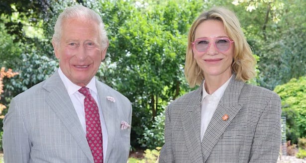 King Charles and Cate Blanchett