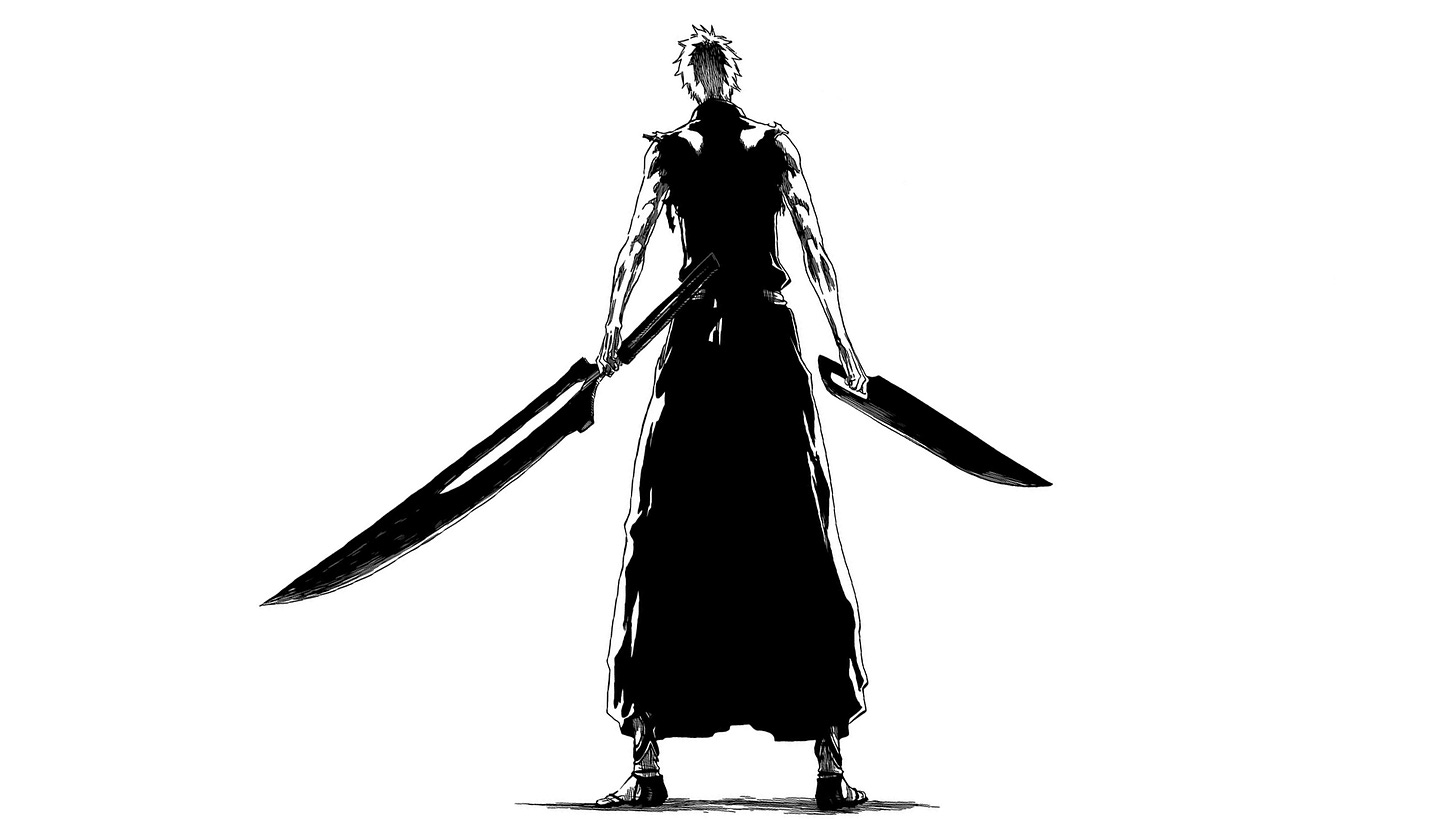 manga, Kurosaki Ichigo, Bleach, Zangetsu