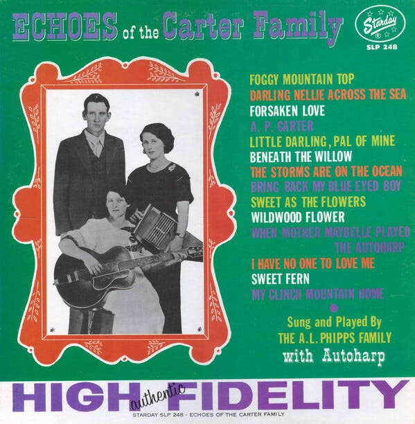 The Phipps Family - Echoes Of The Carter Family (LP, Album, Mono) (Very  Good Plu