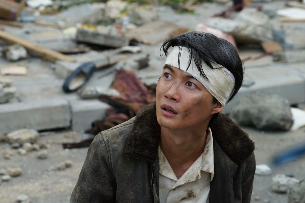 Ryunosuke Kamiki as Koichi Shikishima in Godzilla Minus One. Image property of Toho. 