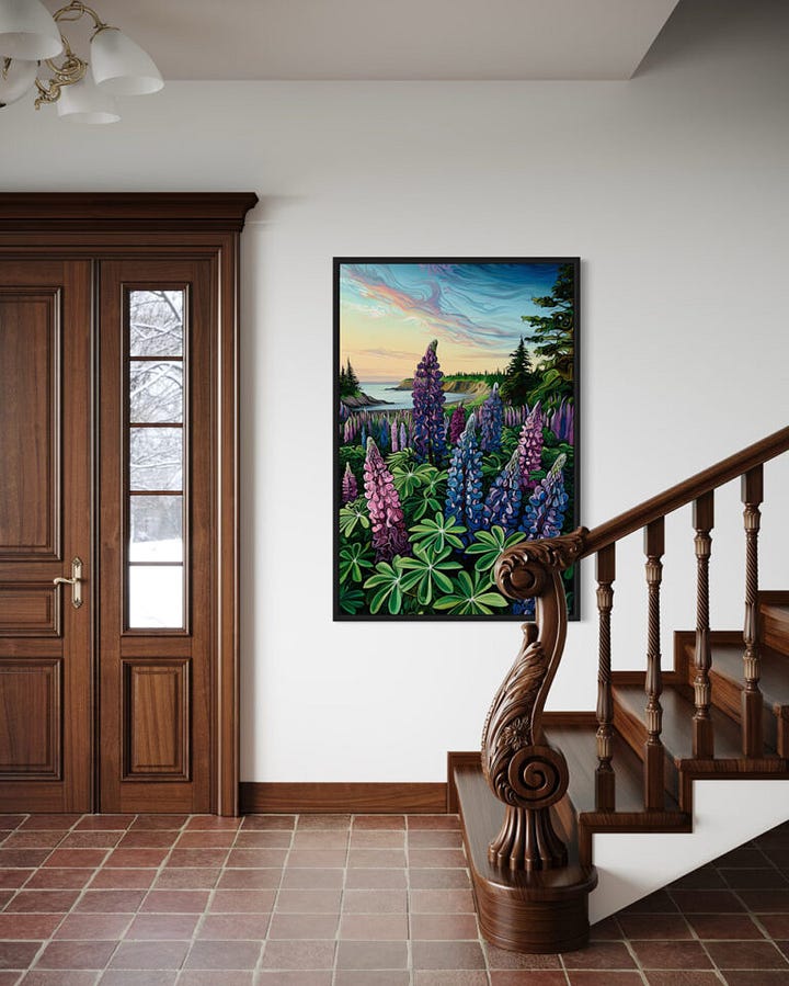 #292 – #At First Light", painting by Jeff Dillon Fine Art