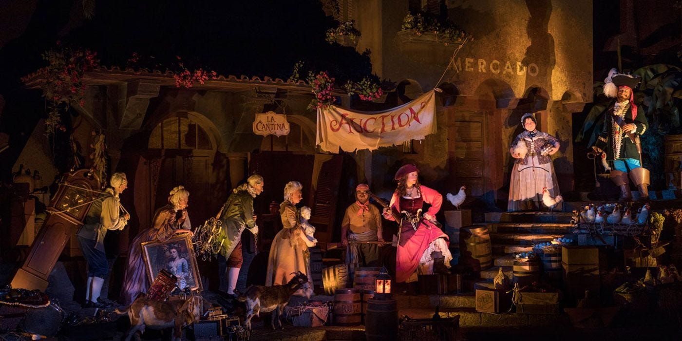 Pirates Of The Caribbean Ride Changes Bride Auction Scene Pirates Of The Caribbean Ride Changes Bride Auction Scene