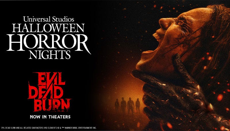HHN Evil Dead Burn Art