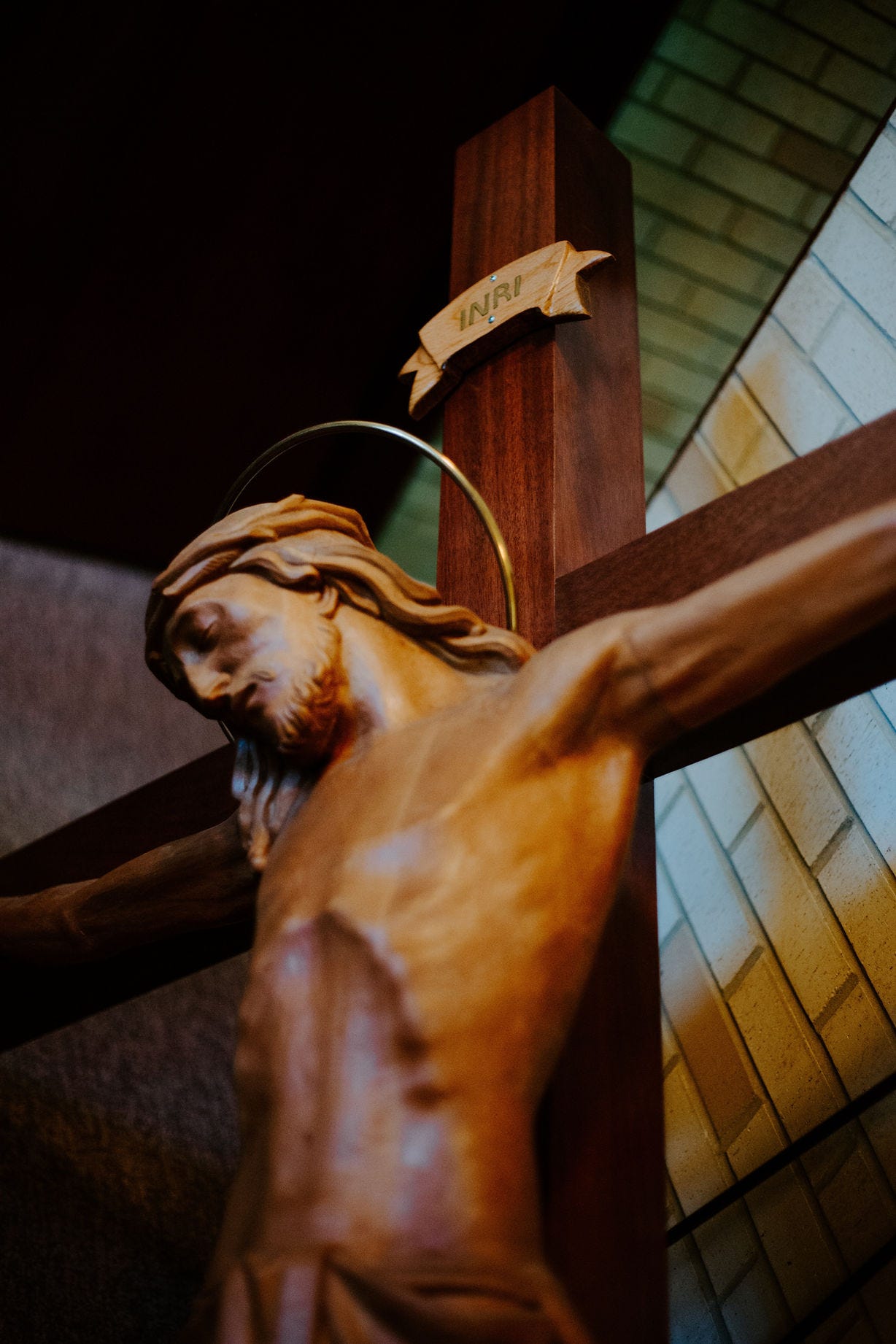 Wooden crucifix