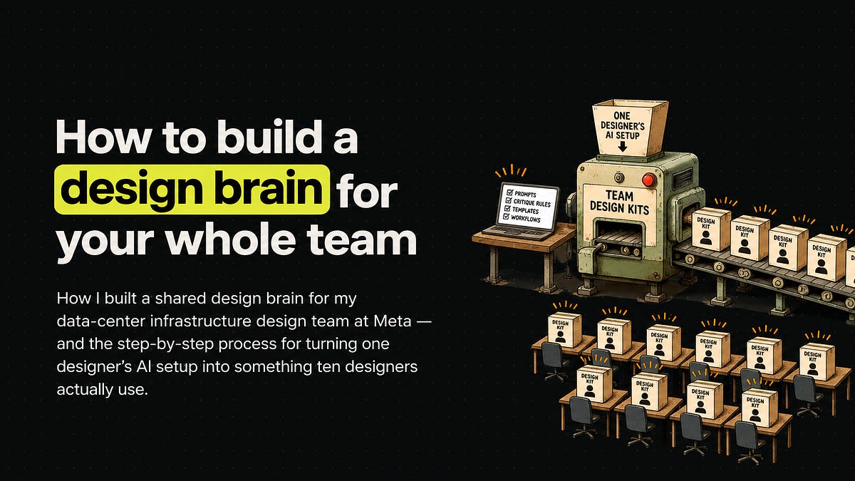 How to build a design brain for your whole team