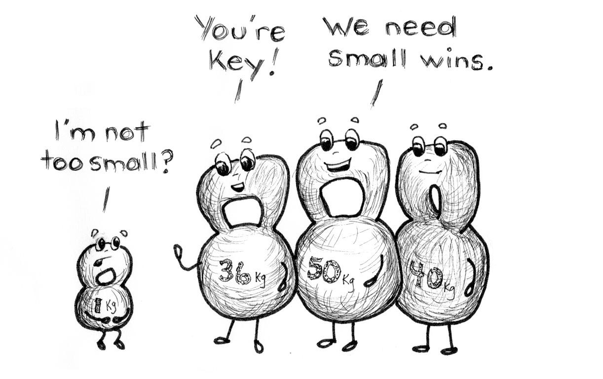 The Bliss of celebrating Small Wins and the bonus of reaching towards your  goals - SJ.Vickery Designs Ltd.