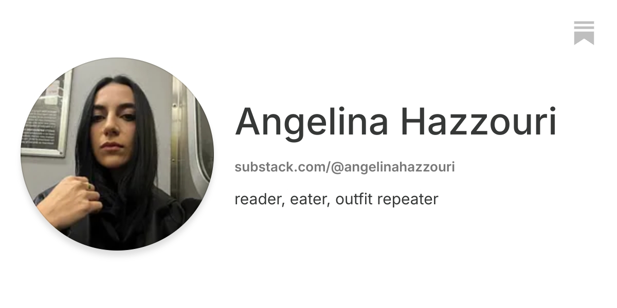 Angelina Hazzouri | Substack