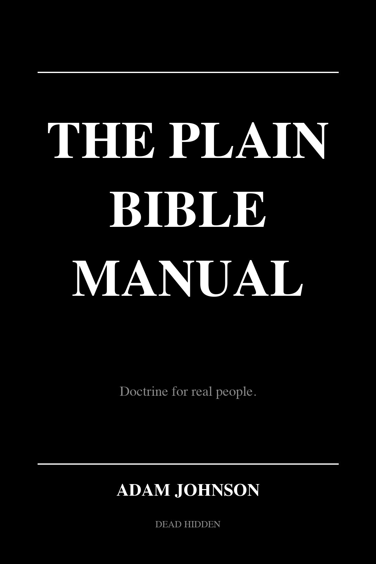 The Plain Bible Manual